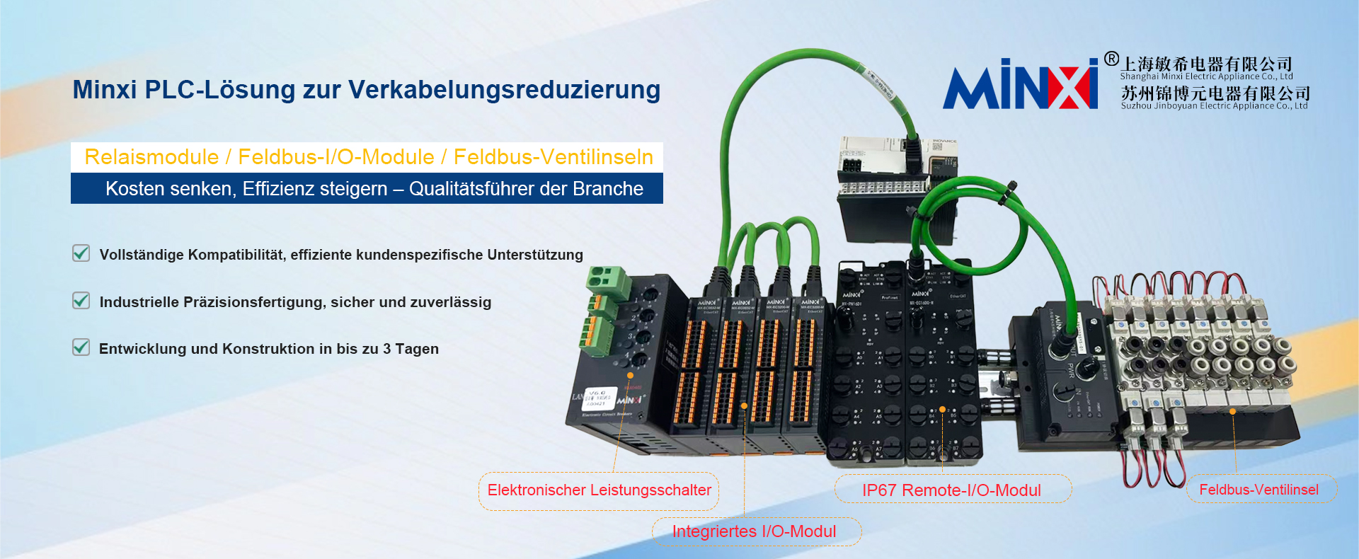 Fern-I/O-Modul,Servo-Kabelbaum‌,Bus-I/O-Modul,Fern-I/O-Modul,Halbleiterrelais-Modul
